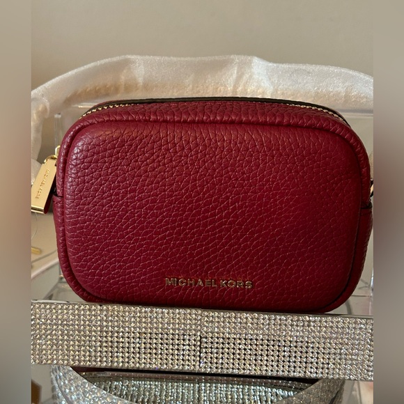 NWT! Michael Kors Bryant Leather Bag Charm - Picture 3 of 10